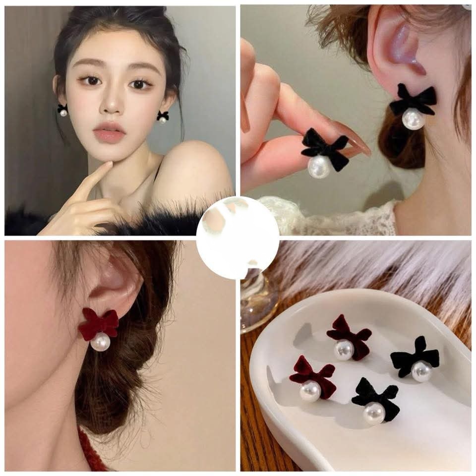 ပုလဲ ဖဲကြိုး နားကပ်